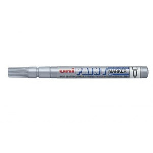 UNIBALL PAINT MARKER FINE 1.2MM SILVER Each