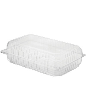 Eco-Smart Clearview Super Salad Pack with Hinged Lid Clear Carton of 200