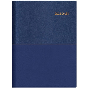 Collins Vanessa Financial Year Diary Week To View A4 1Hr Blue (2024-2025)