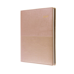 Collins Vanessa Diary Day To A Page A4 Rose Gold (Pre-Order Now for 2027) ** ETA 30/9/2026 **