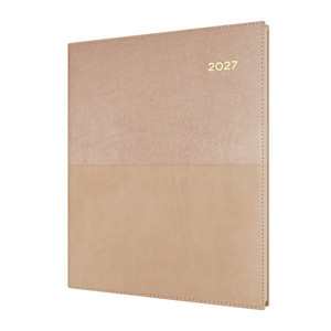 Collins Vanessa Diary Week To View Quarto Rose Gold (Pre-Order Now for 2027)