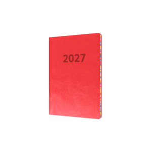 Collins Edge Diary Week To View A5 Red (Pre-Order Now for 2027) ** ETA 30/9/2026 **