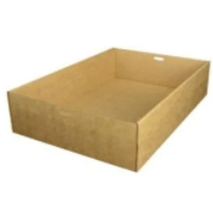 PNC Kraft Catering Tray #1 255*153*80mm Carton of 100 (Uses PN-ECT1L Lid - Sold Seperately)