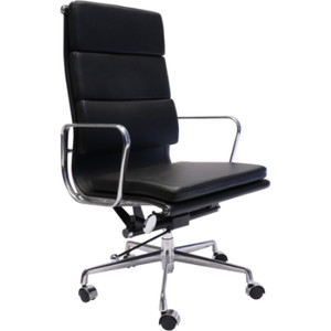 RAPIDLINE HIGH BACK EXECUTIVE CHAIR Black PU