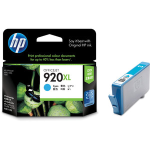 HP 920XL HIGH YIELD CYAN ORIGINAL INK CARTRIDGE (CD972AA)