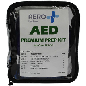 CARDIACT AED Premium Prep Kit 14 x 16 x 6cm