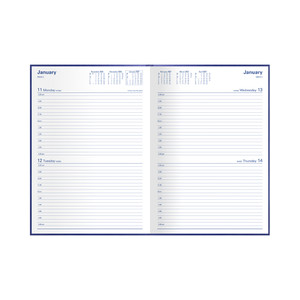COLLINS KINGSGROVE SERIES DIARIES #241 A4 2 Days To Page 1Hr Appoint. 8am-5pm (Pre-Order Now for 2027) ** ETA 30/9/2026 **