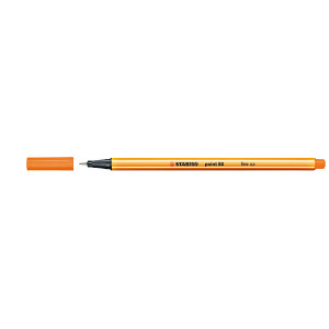 STABILO POINT 88 FINELINER ORANGE BOX 10