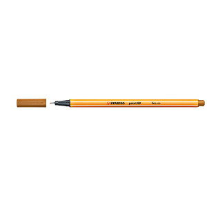 STABILO POINT 88 FINELINER DARK OCHRE (BX10)