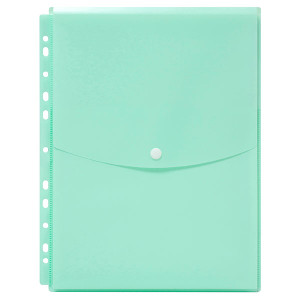 MARBIG BINDER WALLET A4 TOP OPEN PASTEL GREEN