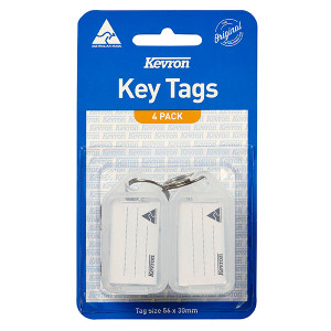 KEVRON ID5 KEYTAGS CLEAR PACK 4