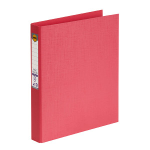 MARBIG RING BINDER A4 25MM 2D PE CORAL