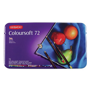 DERWENT COLOURSOFT PENCIL TIN 72