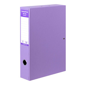 COLOURHIDE BOX FILE PE A4 Purple *** While Stocks Last ***