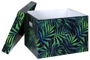 MARBIG ARCHIVE BOX MIDNIGHT PALM