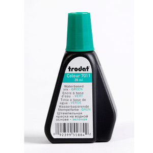 TRODAT 7011 STAMP PAD INK 28ML GREEN