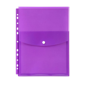 MARBIG TOP OPEN BINDER POCKET PURPLE *** While Stocks Last ***