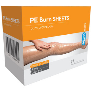 AEROBURN Polyethylene Burn Sheet 60 x 90cm, Box of 25