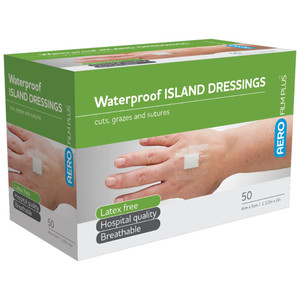 AEROFILM PLUS Waterproof Island Dressing 4 x 5cm Box/50