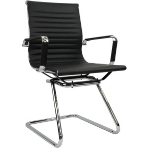 AERO MID BACK MANAGERS CHAIR PU BLACK W590*D610*H950