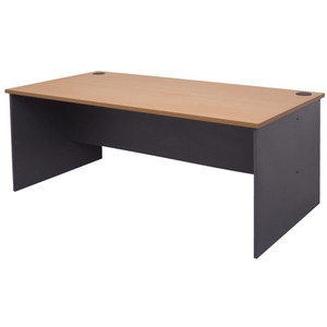 FURNX OPEN DESK 1800 X 900 BEECH/IRONSTONE