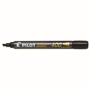 Pilot SCA-400 Permanent Marker Chisel 1.5-4mm Black