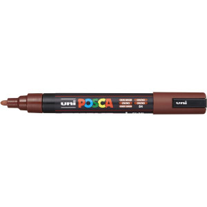 Uni Posca Poster Marker PC-5M 2.5mm Medium Bullet Cacao Brown