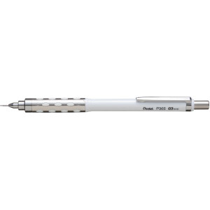 Pentel P365 Stein Mechanical Pencil 0.5mm Lead White Barrel, Each