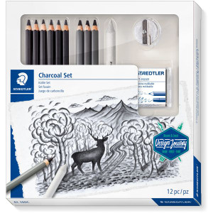 Staedtler Lumograph Design Journey Mixed Set Charcoal