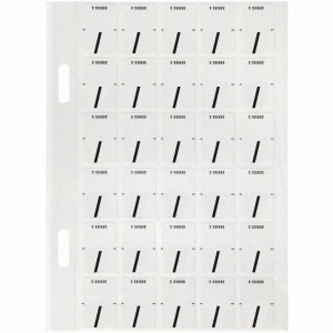 Avery Alphabet Coding Label Top Tab 20x30mm Wht Blk Pack of 150