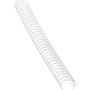 Fellowes Wire Binding Combs 12.7mm 34 Loop White Pack of 100