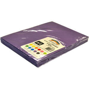 Rainbow Spectrum Board A4 220gms Purple 100 Sheets