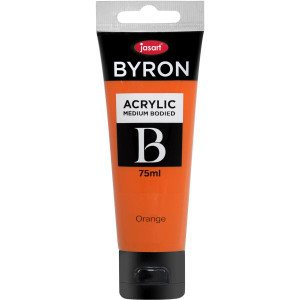 Jasart Byron Acrylic Paint 75ml Orange