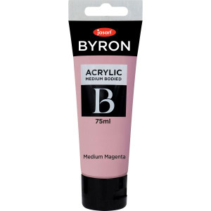 Jasart Byron Acrylic Paint 75ml Medium Magenta