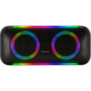 Moki Pro Portable Block Party 2 x 20W Wireless LED Speaker With True Wireless Stereo