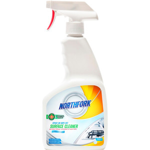 Northfork Hospital Grade Surface Spray Antibacterial Cleaner & Sanitiser Spray on Wipe Off 750ml