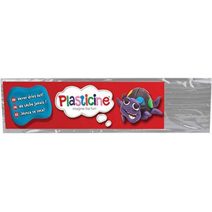 PLASTICINE EDUCATION PACK 500GM GREY