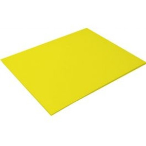 Rainbow Light Weight Cardboard 250gsm 510mm x 640mm Yellow Pack of 20 Sheets
