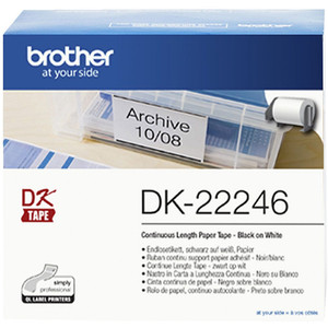 BROTHER DK-22246 WHITE CONTINUOUS PAPER 103MM X 30.48MM