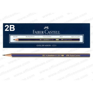 Faber-Castell Goldfaber Graphite Pencil 2B, Each
