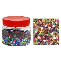 Glitter Stars Assorted Colours 100gm