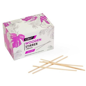 Wooden Stirrer Long Kraft 140mm Pack of 1000