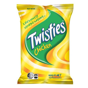 TWISTIES CHICKEN TWISTIES 90GM