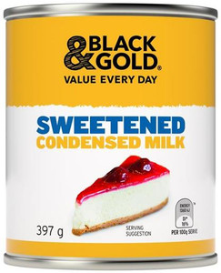 BLACK & GOLD SWEET CONDENSED MILK 397GM