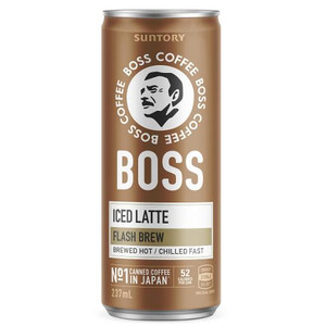 BOSS COFFEE ICED LATTE CHILLED COFFEE DRINK 237ML