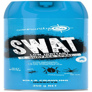 COMMUNITY CO SWATTER LOW IRRITANT SPRAY 350GM