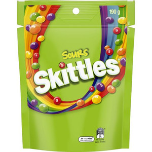SKITTLES SOURS 190GM
