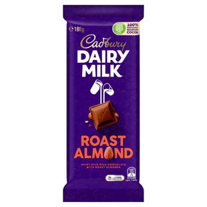 CADBURY DAIRY MILK ROAST ALMOND CHOCOLATE 180GM