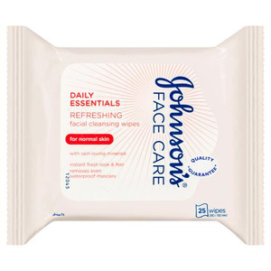 JOHNSON&JOHNSON CLEANSER WIPE 3 IN 1 25S