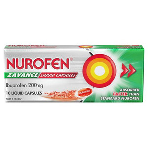 NUROFEN ZAVANCE LIQUID CAPSULES 10S